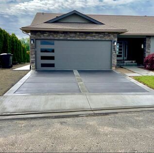 Picture of concrete driveway